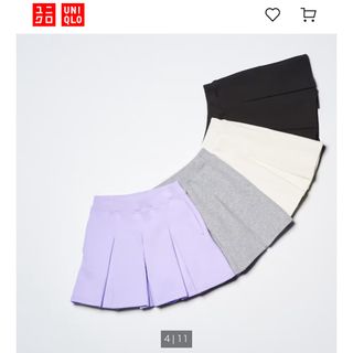 ユニクロ(UNIQLO)のユニクロ ドライスウェット ミニスコート(パンツ/スパッツ)