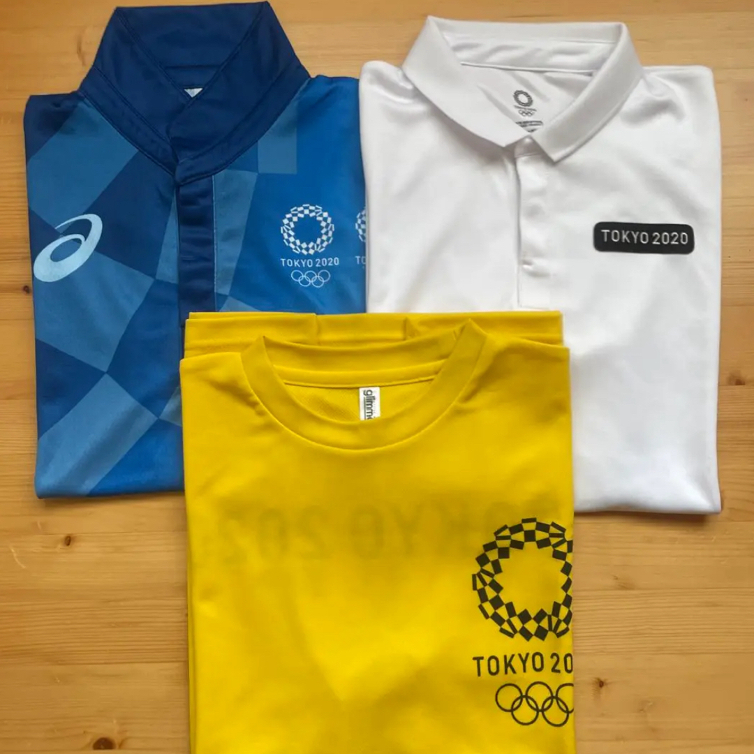 asics(アシックス)のTOKYO 2020 オリンピック ボランティア Tシャツ アシックス Mサイズ メンズのトップス(Tシャツ/カットソー(半袖/袖なし))の商品写真