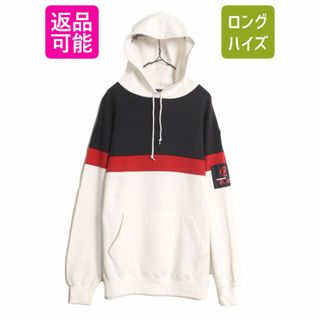 Ralph Lauren - CP RL-92 90s 当時物 ラルフローレン フード パーカー メンズ M 大きめ L 程 90年代 オールド ポロ ヘビーウェイト 鹿の子 プルオーバー