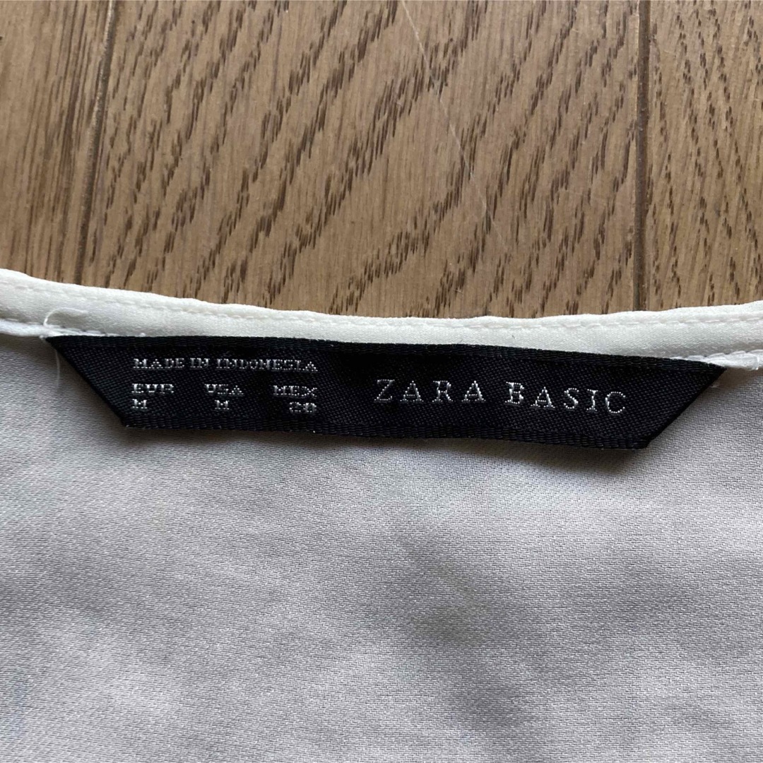 ZARA(ザラ)のZARA BASIC シースルーブラウス　シンプル レディースのトップス(シャツ/ブラウス(長袖/七分))の商品写真