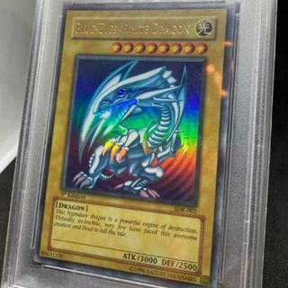 ユウギオウ(遊戯王)の【PSA8】ブルーアイズホワイトドラゴン 遊戯王 旧アジア 英語 青眼の白龍(シングルカード)