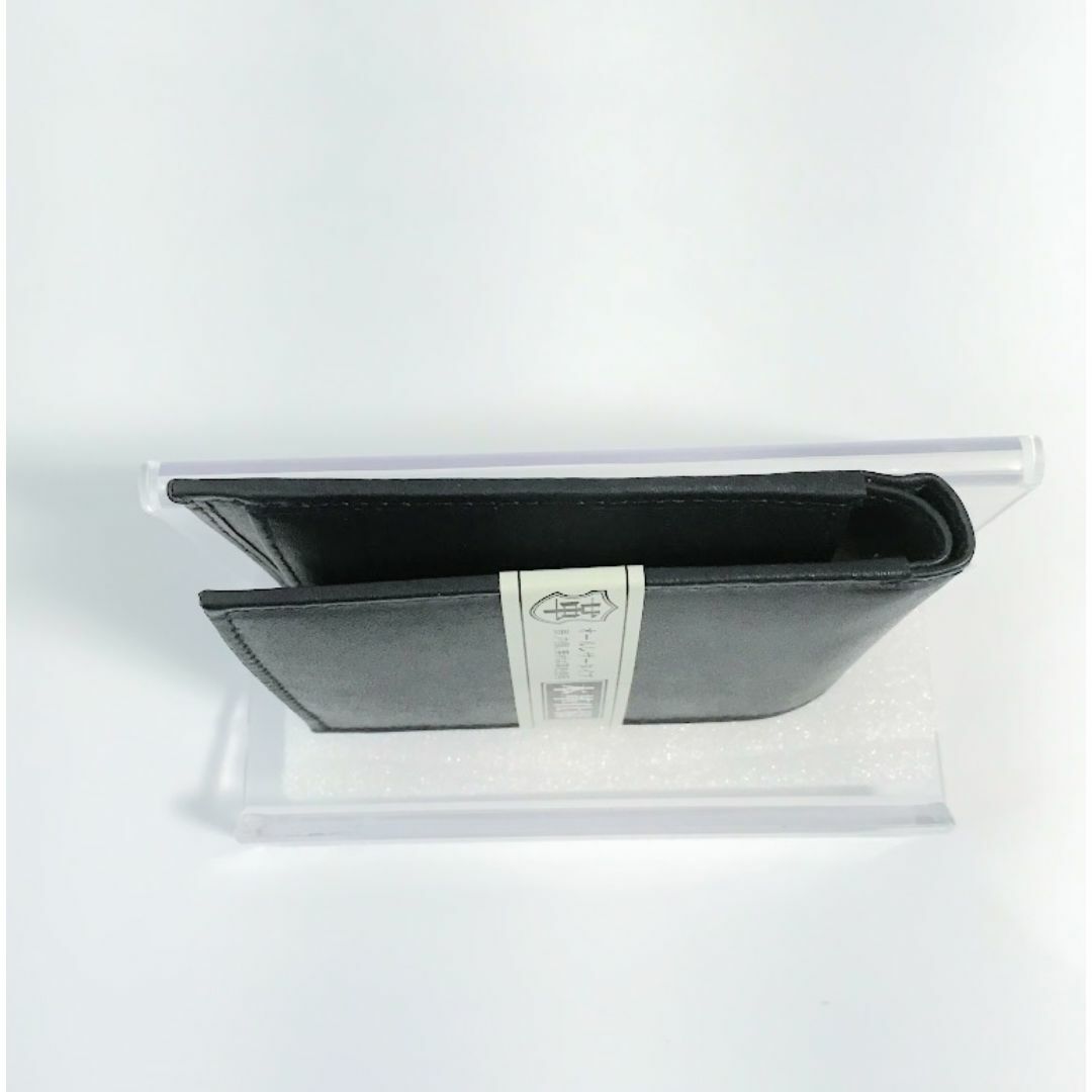 r765 現品限り 【新品・未使用】メンズ　本革　二つ折り財布　ダークブルー メンズのファッション小物(折り財布)の商品写真