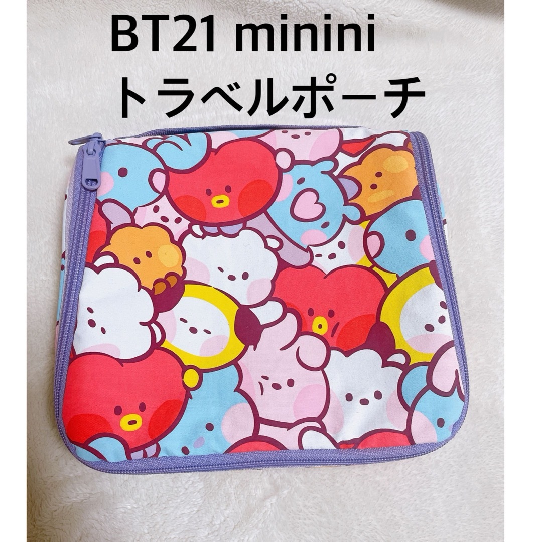 BT21 minini  ハンギングポーチ トラベルポーチ レディースのファッション小物(ポーチ)の商品写真