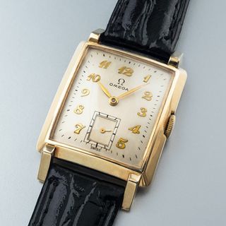 オメガ(OMEGA)の(877) 極レア ★ オメガ タック 手巻き ★ 1947年 日差6秒 金張り(腕時計(アナログ))