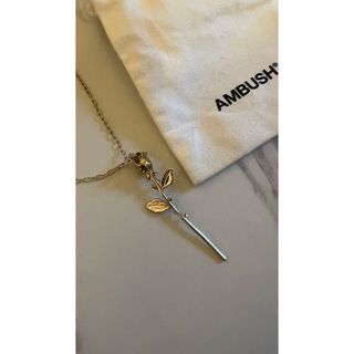 アンブッシュ(AMBUSH)のAMBUSH ROSE CHARM NECKLACE(ネックレス)