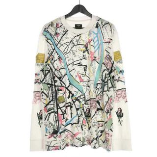 FENDI - フェンディ FENDI 22SS Map Print ロングスリーブTシャツ M