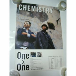 旧作B2大 ポスター　One×One  CHEMISTRY (印刷物)