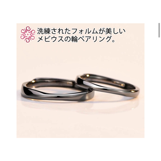 【人気商品】ペアリング　メビウスの輪 シルバー925　2本セット WQL154 (リング(指輪))