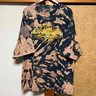 CHAMPS SPORTS Tシャツ  タイダイ柄 ブリーチ(Tシャツ/カットソー(半袖/袖なし))