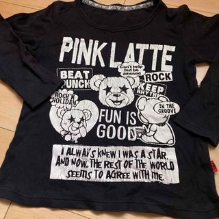 ピンクラテ(PINK-latte)の女の子 長袖 Tシャツ(Tシャツ/カットソー)