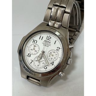 ALBA - SEIKO ALBA 腕時計 アルバ titanium chronograph