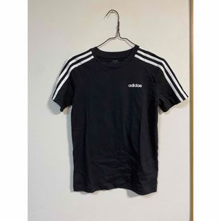 アディダス(adidas)の【新品未使用タグ付き】adidas 150センチ 黒Tシャツ(Tシャツ/カットソー)