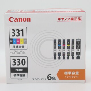 キヤノン(Canon)のIT8TWF9IT4N8 新品 未開封 未使用保管品 Canon キャノン BCI-331+330/6MP 純正プリンターインク 取付期限2025.12(その他)