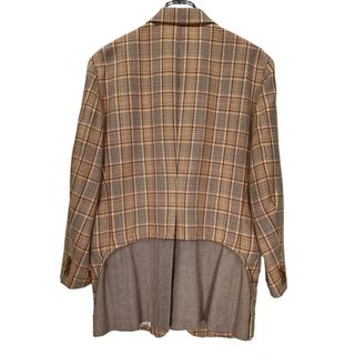 コムデギャルソンオムプリュス(COMME des GARCONS HOMME PLUS)のCOMME des GARCONS HOMME PLUS 02SS カットアウトドッキングバックチェック3Bテーラードジャケット LOOK4 Archive 蛍光期(テーラードジャケット)