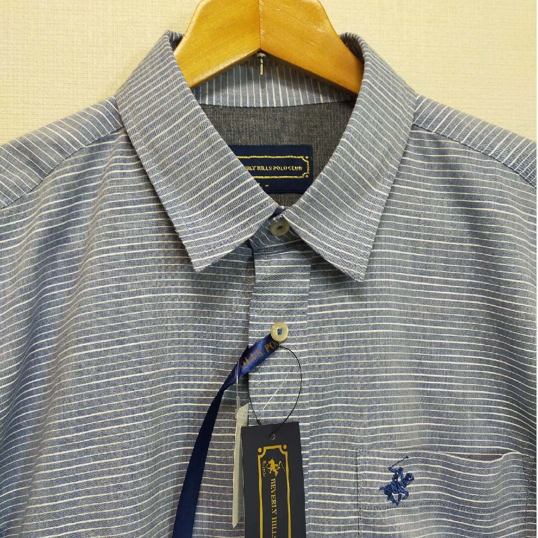 BEVERLY HILLS POLO CLUB（BHPC）(ビバリーヒルズポロクラブ)のBEVERLY HILLS POLO CLUB シャツ L メンズのトップス(シャツ)の商品写真