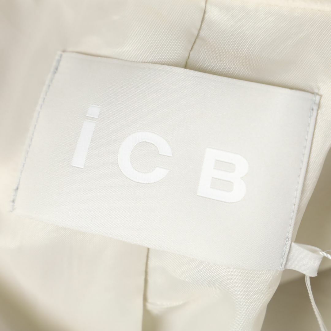 ICB(アイシービー)の874 新品 ICB アイシービー ウールリバー トレンチコート ロング 4 レディースのジャケット/アウター(ロングコート)の商品写真
