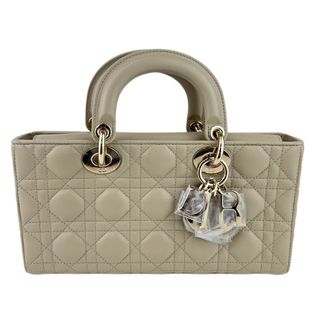 クリスチャンディオール(Christian Dior)の新品 ChristianDior クリスチャンディオール LADY D-JOY レディ ディジェイ Beige ベージュ  GHW ゴールド金具 Lambskin ラムスキン 2WAYバック ショルダーバック ハンドバッグ(ショルダーバッグ)