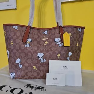 COACH - COACH スヌーピー トートバッグ コーチ 可愛い ウッドストック 新品 人気