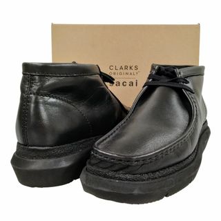 サカイ(sacai)のSACAI サカイ × CLARKS クラークス 品番 23-03070M Hybrid Wallabee Boots ハイブリッド ワラビー ブーツ ブラック 43 正規品 / 34066(ブーツ)