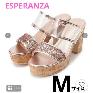 ESPERANZA - ESPERANZA エスペランサ　厚底クリアサンダル　