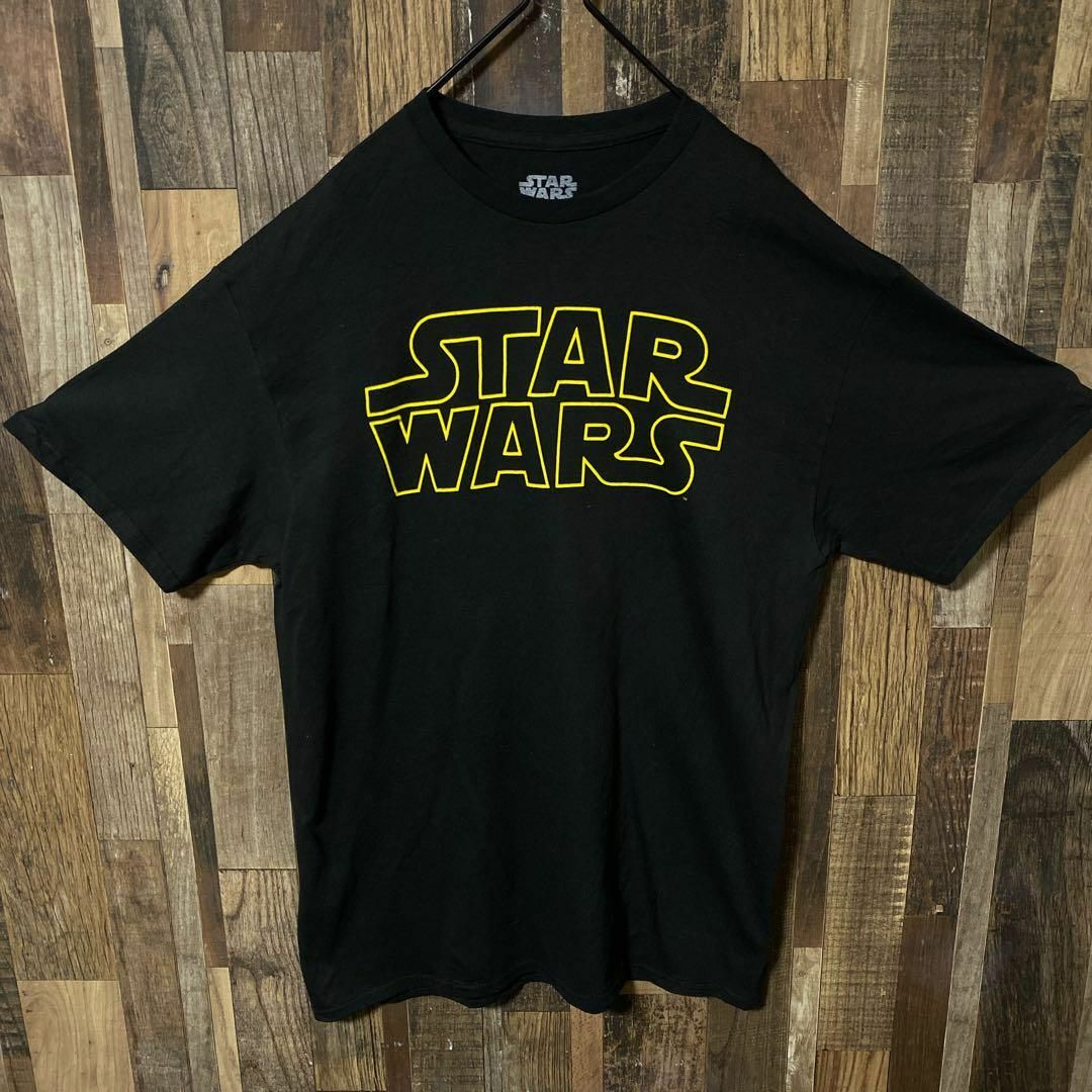 映画 スターウォーズ L ブラック メンズ USA古着 半袖 Tシャツ 海外 メンズのトップス(Tシャツ/カットソー(半袖/袖なし))の商品写真