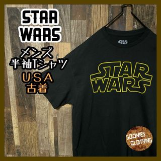 映画 スターウォーズ L ブラック メンズ USA古着 半袖 Tシャツ 海外(Tシャツ/カットソー(半袖/袖なし))