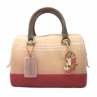 FURLA　フルラ　キャンディ　ミニボストン　PVC　塩化ビニール　ハンドバッグ　サマ―バッグ　ビーチバッグ　ビーチ　夏用バッグ　ボストン　バッグ　カバン　鞄　レディース