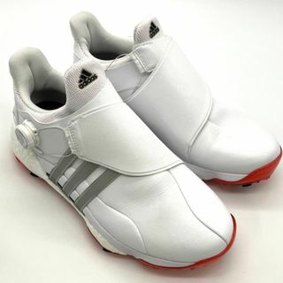 アディダス(adidas)のアディダス adidas ゴルフシューズ ツアー360 ボア スニーカー GY5337 LWP85 ホワイト TOUR360 22 BOA スパイクモア メンズ【中古】(ブーツ)