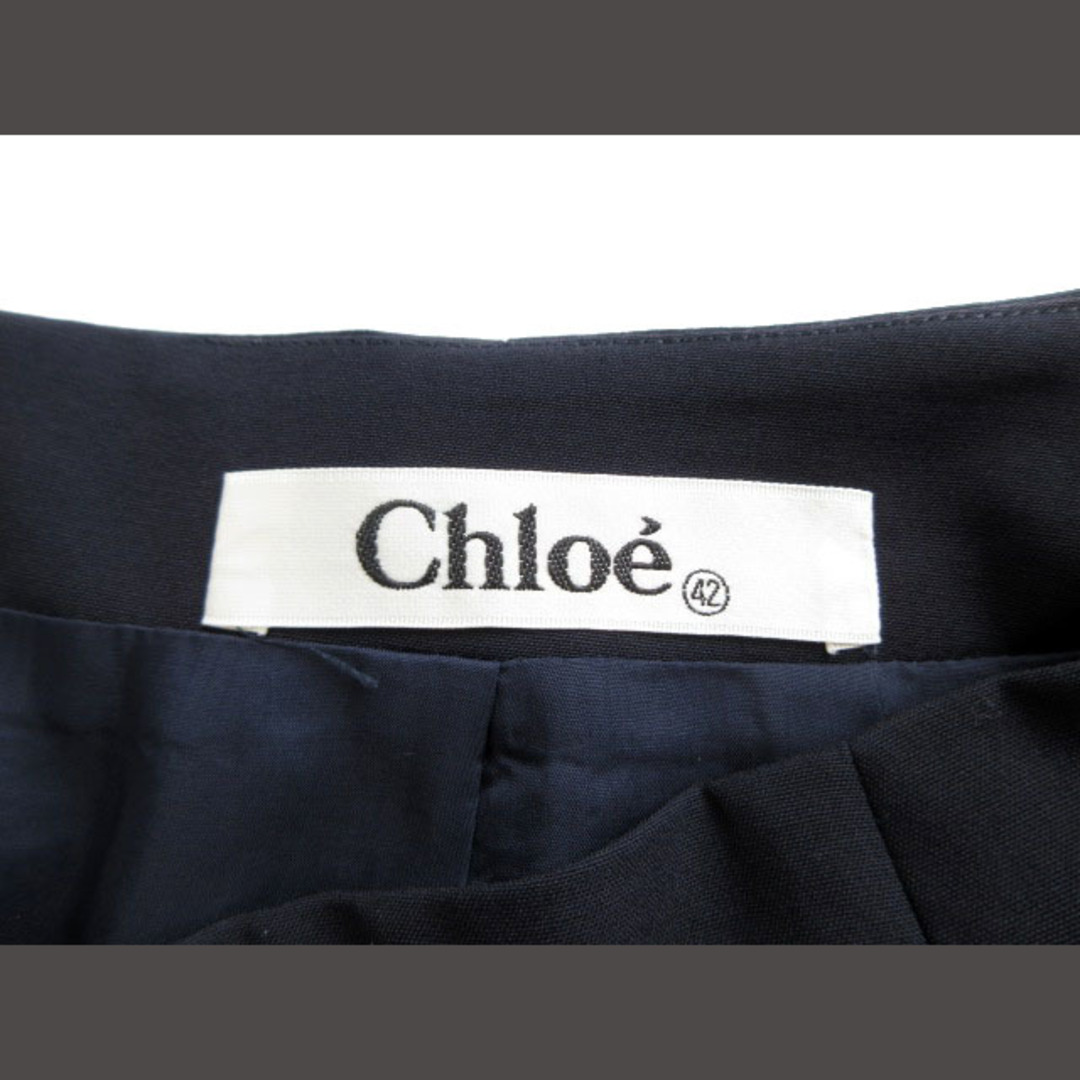 Chloe(クロエ)のクロエ CHLOE ビンテージ スカート タイト スリット ウール 42 レディースのスカート(ひざ丈スカート)の商品写真