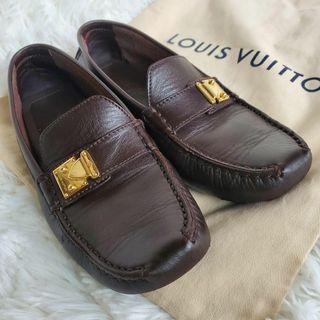 ルイヴィトン(LOUIS VUITTON)のルイヴィトン ドライビングシューズ ローファー レザー(ローファー/革靴)