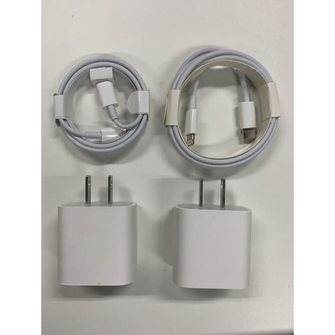 iPhoneタイプc ケーブル1m  1.5m 20w 急速充電器  2セット  スマホ/家電/カメラのスマートフォン/携帯電話(バッテリー/充電器)の商品写真