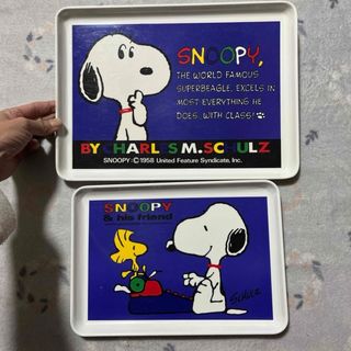 スヌーピー(SNOOPY)のスヌーピー　SNOOPY  レトロ☆おぼん　トレー　トレイ(その他)