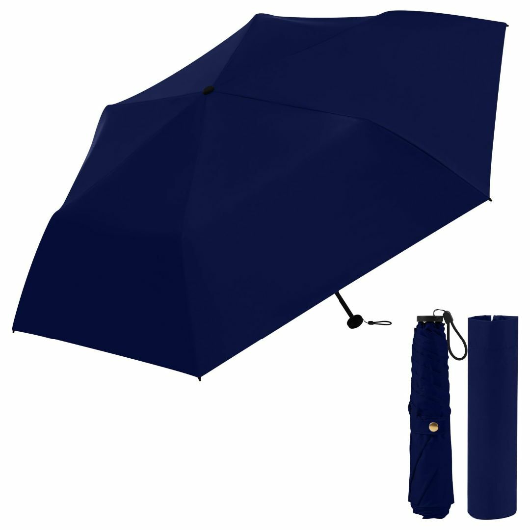 【色: 純色ネイビー】[SLEEPSINERO] 日傘 折りたたみ傘 【2024 レディースのファッション小物(その他)の商品写真