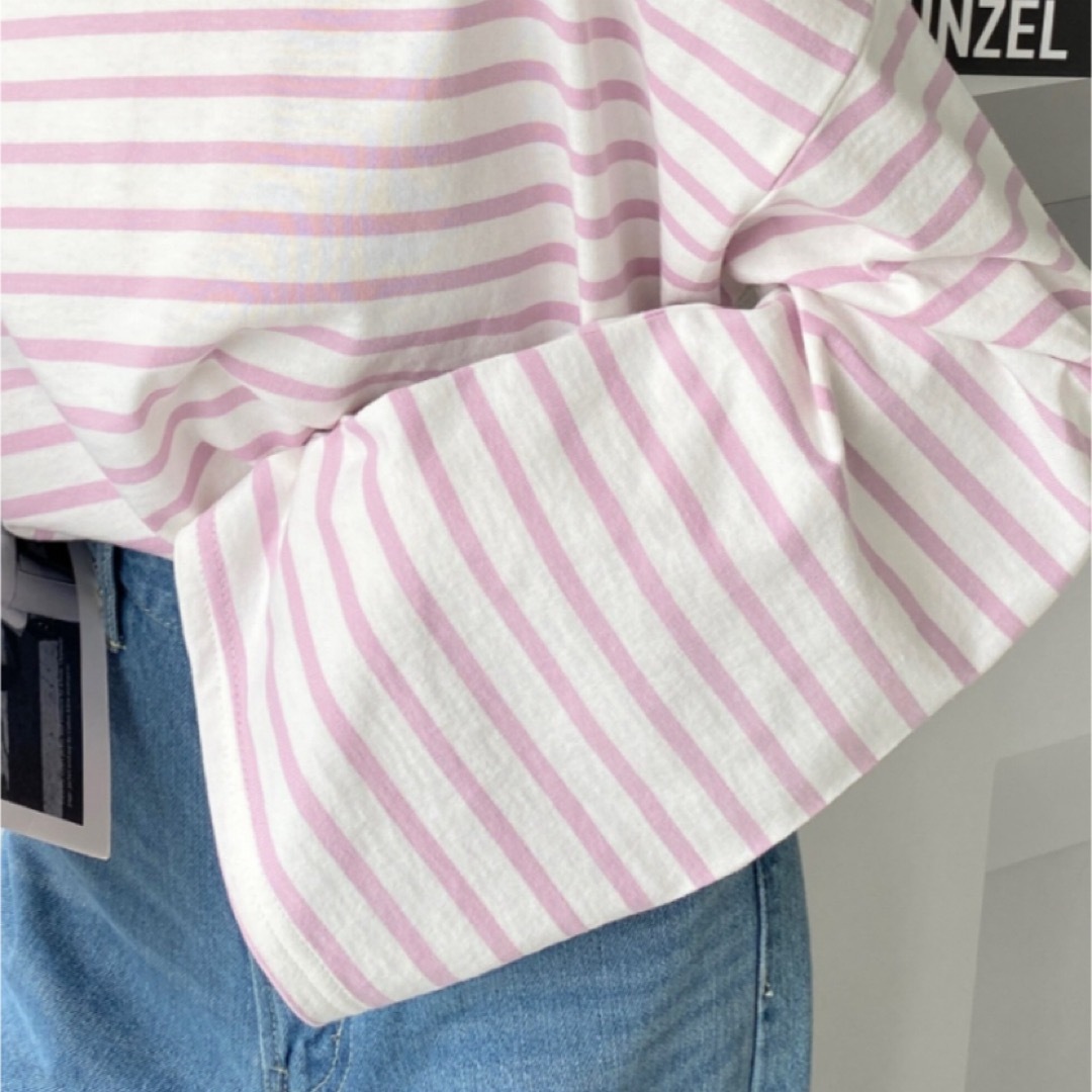 ボーダーTシャツ メンズのトップス(Tシャツ/カットソー(七分/長袖))の商品写真