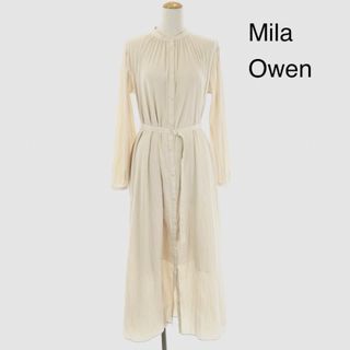 Mila Owen - Mila Owen  ミラオーウェン　ギャザーロングワンピース