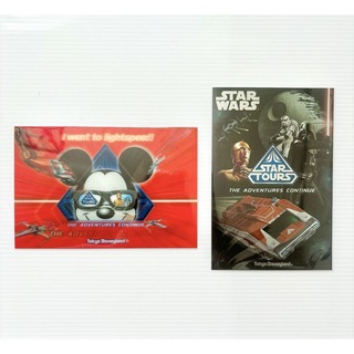 ディズニー(Disney)のディズニーランド スター・ツアーズポストカードセット スターウォーズ(印刷物)