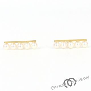 TASAKI - Aランク【タサキ真珠】バランス プラス ピアス/パール/K18YG/4.6g/田崎真珠/TASAKI/レディース/アクセサリー/イエローゴールド【中古】