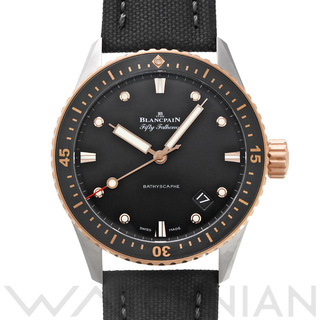 ブランパン(BLANCPAIN)の中古 ブランパン Blancpain 5000-12S30-B52A ブラック メンズ 腕時計(腕時計(アナログ))