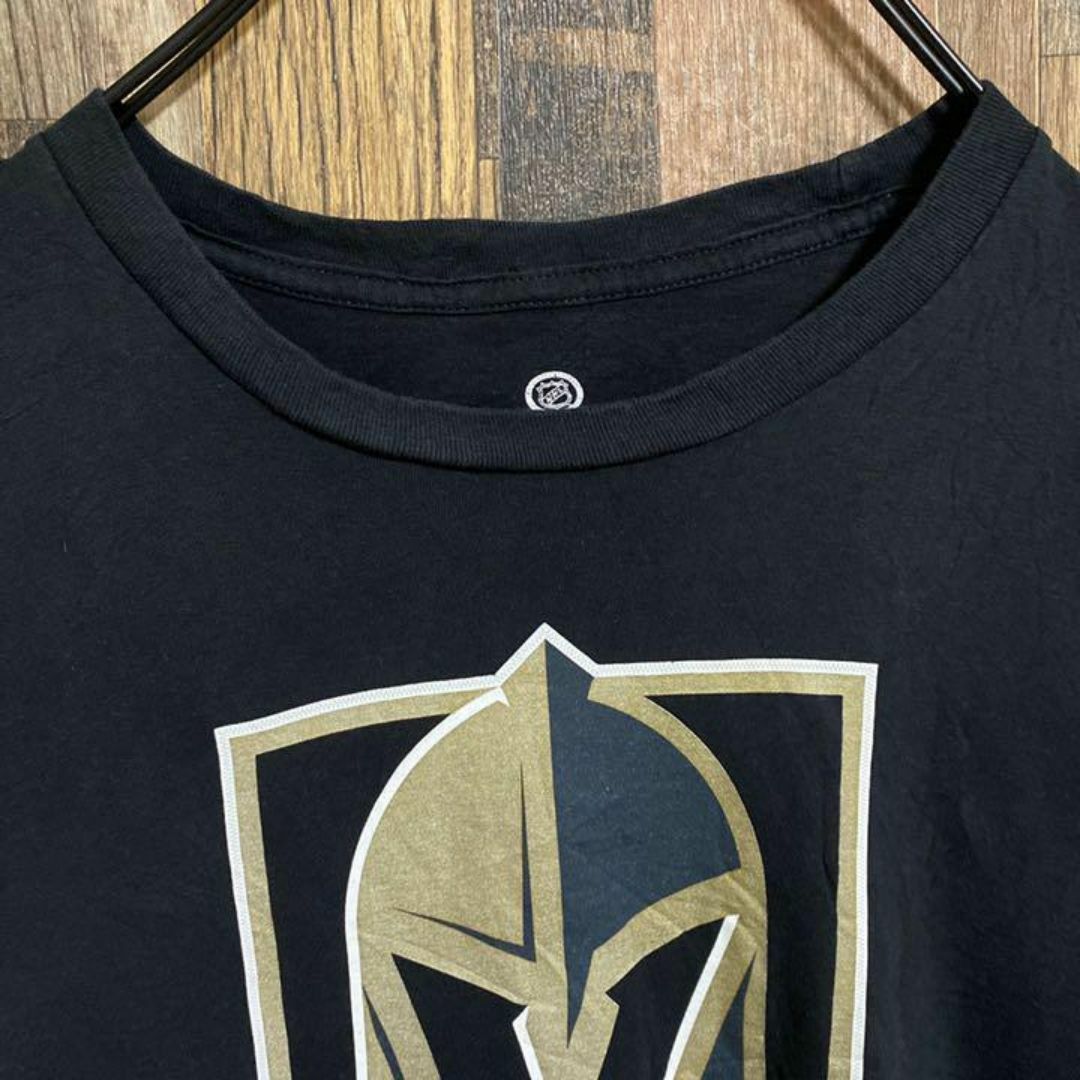 NHL ホッケー ベガス ゴールデンナイツ チーム ロゴ Tシャツ USA古着 メンズのトップス(Tシャツ/カットソー(半袖/袖なし))の商品写真