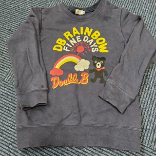 ダブルビー(DOUBLE.B)のDOUBLE_B  ダブルビー  ミキハウス  トレーナー 120センチ(Tシャツ/カットソー)