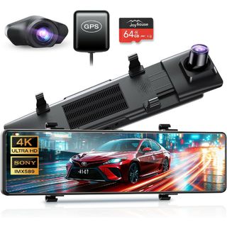 ドライブレコーダー ミラー型 　12インチIPS大画面+4K 　新品未使用