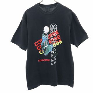 コンバース(CONVERSE)のコンバース 日本製 半袖 Tシャツ ブラック系 CONVERSE メンズ 古着 【240422】 メール便可(Tシャツ/カットソー(半袖/袖なし))