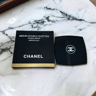 シャネル(CHANEL)のシャネル　コンパクトミラー　ノベルティ　ブラック　両面(ミラー)