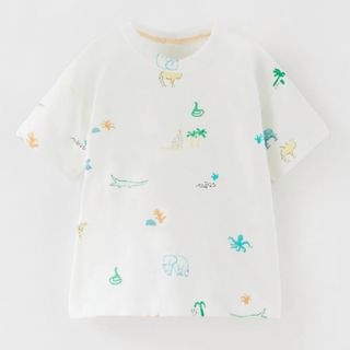 zarababyザラベビー 動物柄　半袖Tシャツ　6-9m 74 