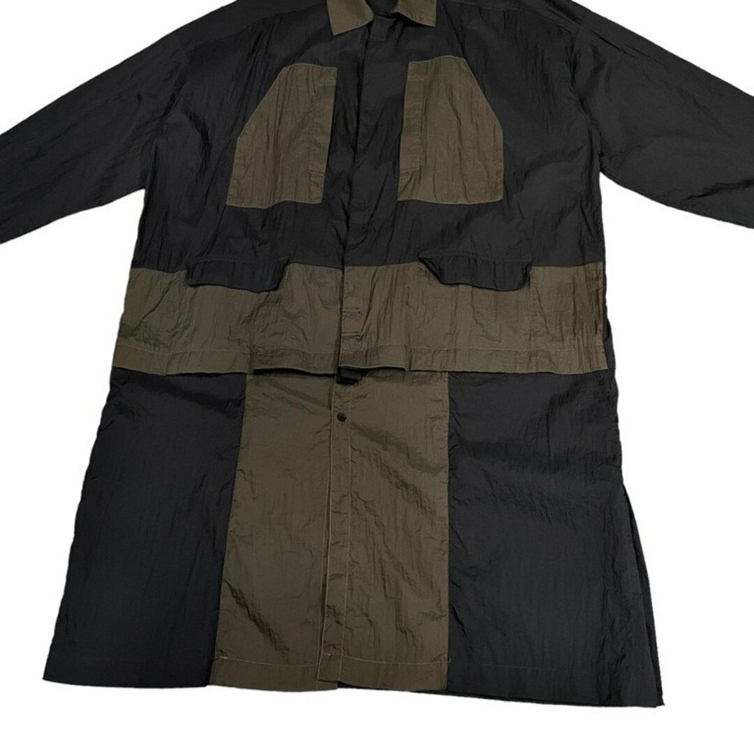 Paul Harnden(ポールハーデン)のJOE CHIA 19SS ポリアミドバイカラーレイヤードロングシャツコート ジャケット ブルゾン ジョーチア メンズ レディース メンズのジャケット/アウター(その他)の商品写真