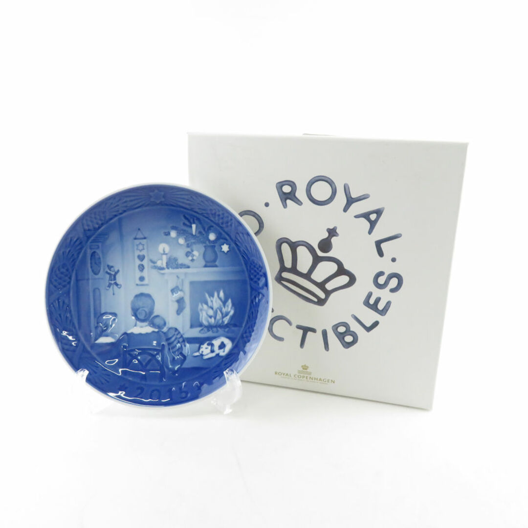 ROYAL COPENHAGEN(ロイヤルコペンハーゲン)の未使用 ROYAL COPENHAGEN ロイヤルコペンハーゲン 2015年 イヤープレート 1枚 飾皿 記念 メモリアル インテリア SO1113R  インテリア/住まい/日用品のキッチン/食器(食器)の商品写真