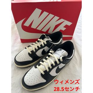 ナイキ(NIKE)のW NIKE Dunk Low Vintage Black＆WhitePanda(スニーカー)