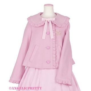 アンジェリックプリティー(Angelic Pretty)のAngelic Pretty Frill Heartコート ピンク(その他)