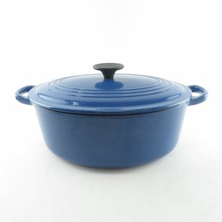 LE CREUSET - Le Creuset ルクルーゼ ココットオーバル 両手鍋 1点 27cm ホーロー 琺瑯 料理 SO1063F 