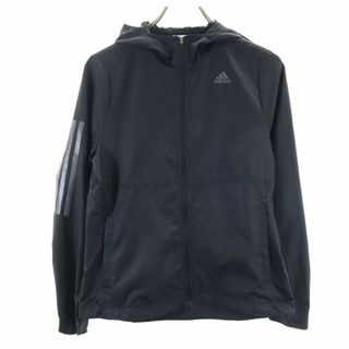 アディダス(adidas)のアディダス トレーニング ジップパーカー M ブラック adidas レディース 古着 【240422】(トレーニング用品)